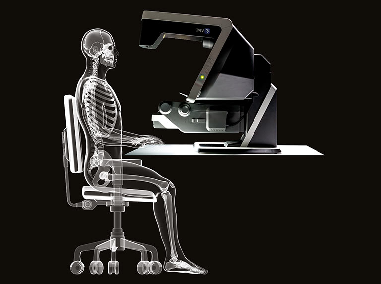 Skeleton using DRV Z1 digital 3D stereo inspection system 