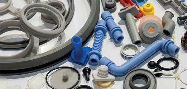 plastic and rubber components