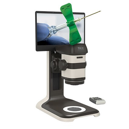 ProteQ VISO microscope  showing a 3D medical device