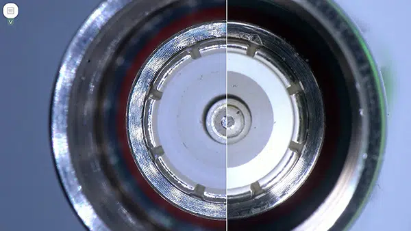 AURA-SS-Image-Compare-connector-600×338 Comparaison d'images d'un connecteur avec l'EVO Cam AURA